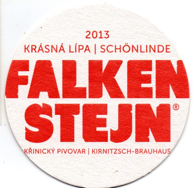 krasna lipa us-cz falken rund 1a (215-hg wei-schrift rot)